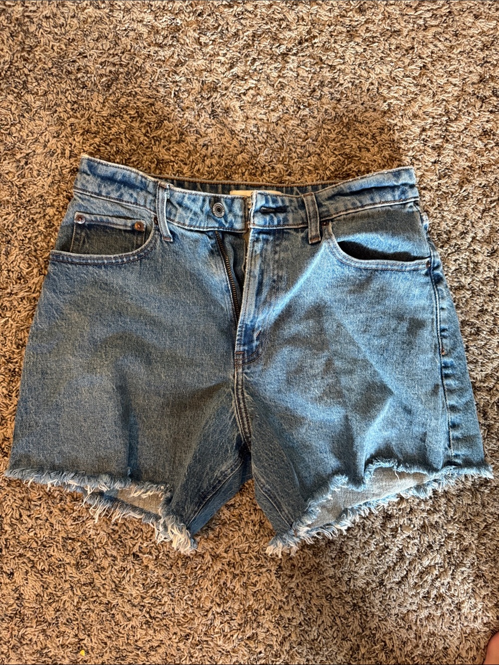 Abercrombie & Fitch High Rise Dad Shorts
